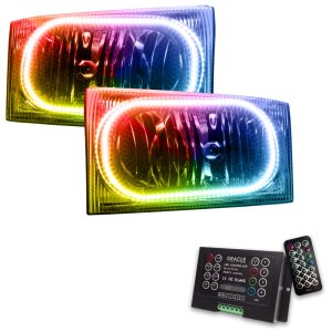 Ford F250 Headlight Assemblies - ORACLE Lighting - LED, ColorSHIFT 2.0 - `99-`04